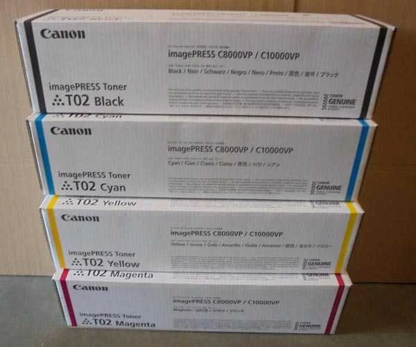 Canon kasetė T02, geltona
