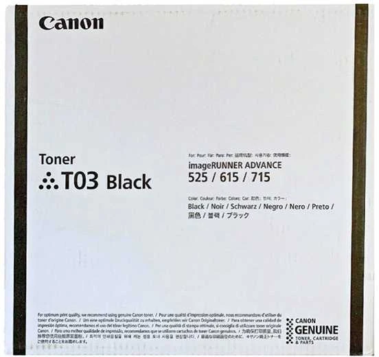 Canon CRG T03 (2725C001) Lazerinė kasetė, Juoda