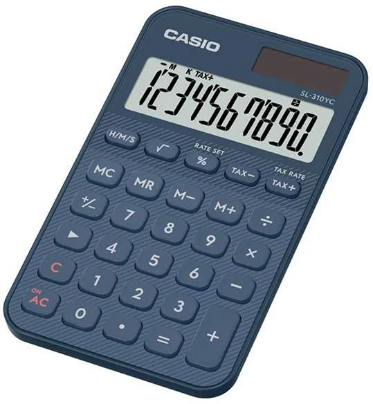 Casio SL-310YC-NY tamsiai mėlynas skaičiuotuvas