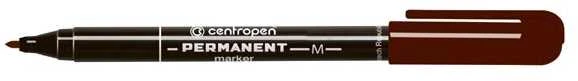 Centropen, marker 2846, ruda, 10vnt, 1mm, na bazie alkoholu, cena za 1 vnt