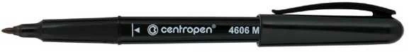 Verbatim Centropen, marker 4606, juoda, 10vnt, 1mm, na bazie alkoholu. CD/DVD marker, cena za 1szt