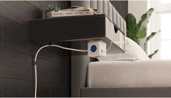 Cubenest – PowerCube, 1,5 m, išplėstinis USB PD 20 W A+C, mėlynas, POWERCUBE, 4 lizdai, USB A+C, maitinimo tiekimas 20 W