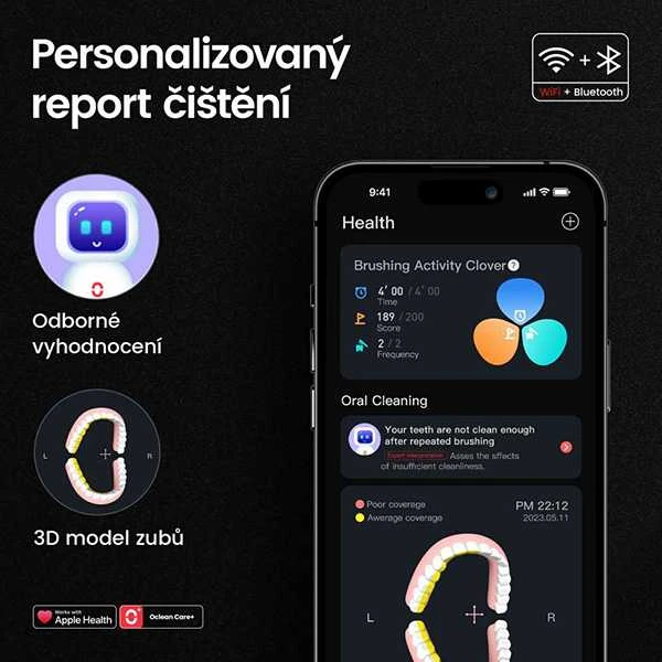Dantų šepetėlis „Oclean X Ultra“ 20 mėtų