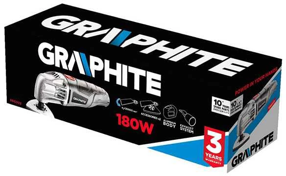 Spausdintuvas Daugiafunkcinis įrankis GRAPHITE 59G023, 250W, 15000-21000 aps./min, matmenys 300x70mm