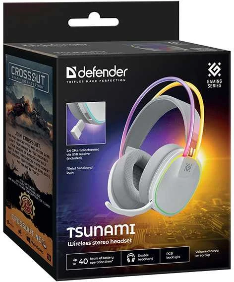 Defender Tsunami ausinės, balta, Tri-mode