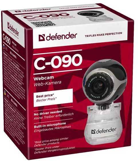 Internetinė Kamera - IronKey Defender C-090 0.3 MP Juoda