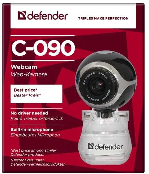 Internetinė Kamera - IronKey Defender C-090 0.3 MP Juoda