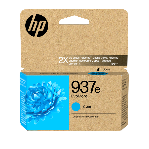 HP No. 937 mėlynas Instant Ink EVOMORE aprašymas - Prekės nuotrauka