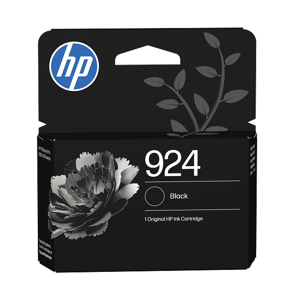 HP 924 juoda aprašymas - Prekės nuotrauka