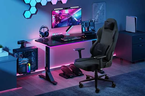 Dla gracza fotel Ultradesk OVERLORD, juoda