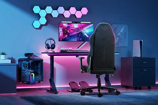 Dla gracza fotel Ultradesk OVERLORD, juoda