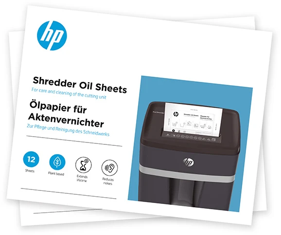 „Hewlett Packard“ (HP) HP alyvos lapeliai dokumentų smulkintuvams, 12 vnt.