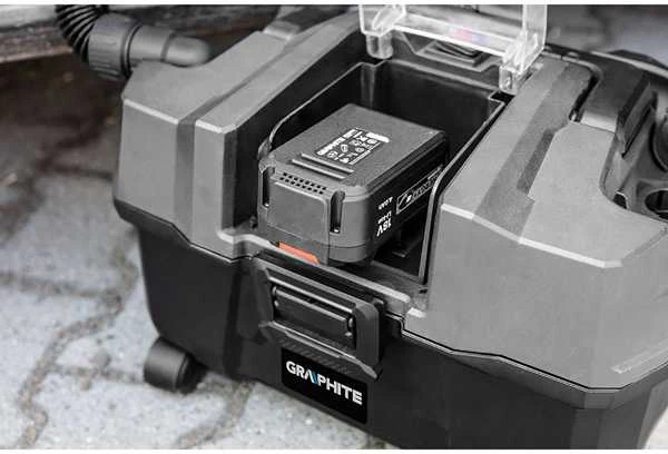 Akumuliatorinis siurblys Graphite 58GE105; 18 V (be akumuliatoriaus ir pakrovėjo)