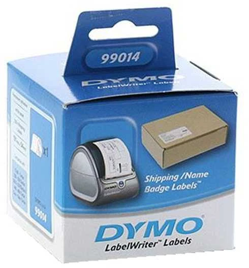Dymo 99014 (S0722430) Etikečių ritinėlis Juodas on Baltas, 54mm x 101mm, 220 Lipdukų