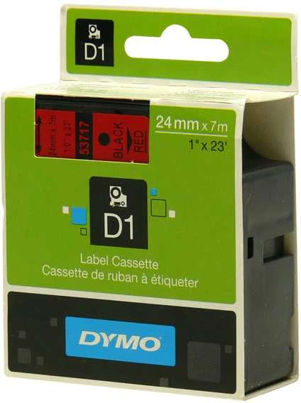 D1, prekės ženklo juosta, 24 mm, juodas tekstas ant biurokratijos, 7m - 53717 DYMO / S0720970