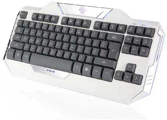 Klaviatūra E-Blue E-Mėlyna E-Mėlyna Auroza (EKM811WHUS-IU)