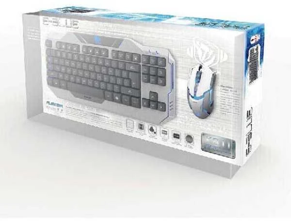 Klaviatūra E-Blue E-Mėlyna E-Mėlyna Auroza (EKM811WHUS-IU)