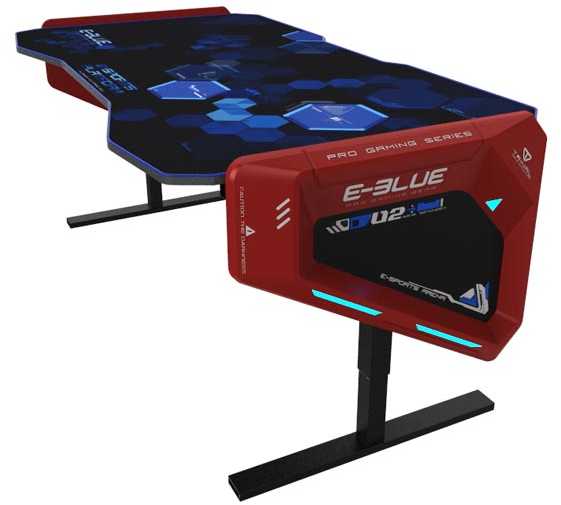 Žaidimų stalas EBlue EGT003 Gaming Desk, Reguliuojamo aukščio 700