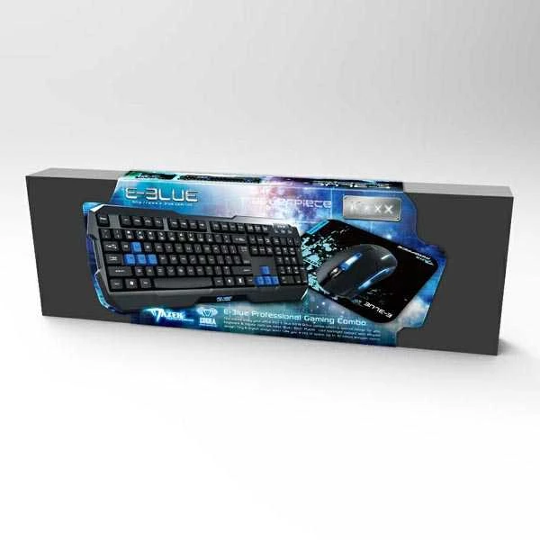 Klaviatūra E-Blue E-Mėlyna E-Mėlyna Polygon + Pad (45907)