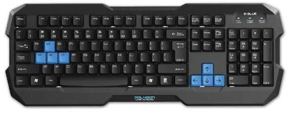 Klaviatūra E-Blue E-Mėlyna E-Mėlyna Polygon + Pad (45907)