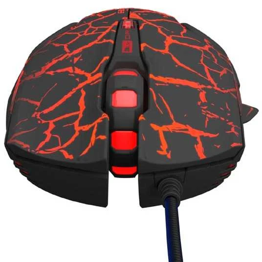 E-Blue Mėlyna E-mėlynas Mazer Pro Pelė su laidu, juoda-raudona, 2500DPI, e-box