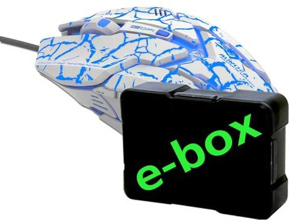 E-Blue E-Mėlyna Pelė E-Mėlyna Auroza Gaming (EMS639WHCA-IU)