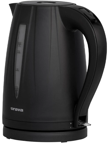 Orava VK-3727 elektrinis virdulys, 1850-2200 W, 1,7 l, automatinis išsijungimas, juodas