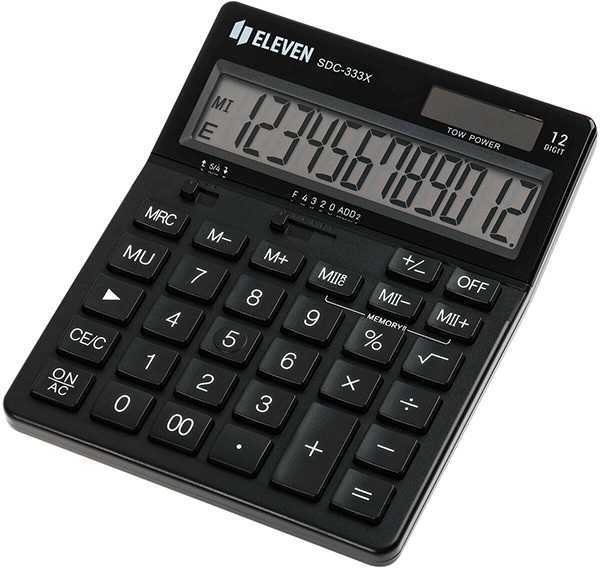 Eleven Eleven skaičiuotuvas SDC333XBKE skaičiuotuvas