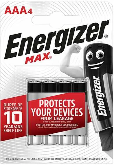 Baterijos - Energizer Max AAA LR03, 4 Vnt.