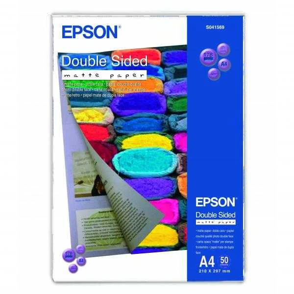 Epson dvipusis, DIN A4, 178g/m² fotopopierius