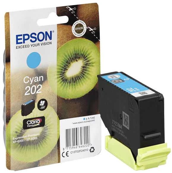 Epson Kiwi 202 Originalus Žydras 1 vnt