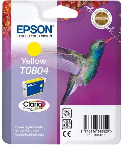 Epson T0804 (C13T08044011), geltona kasetė