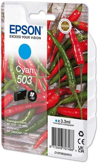 Rašalo Kasetė - Epson Rašalas 503 Mėlynas, Išeiga 550 puslapių, Juodas 470 puslapių