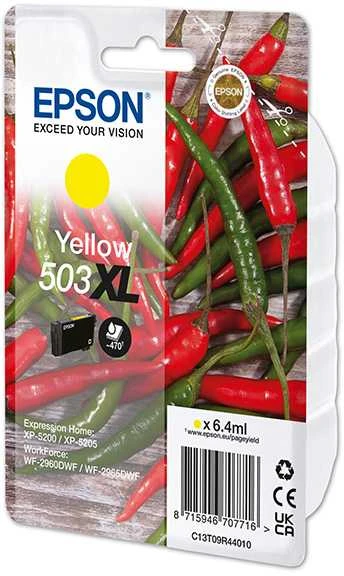 Rašalo Kasetė - Epson 503XL Geltona 470 Puslapių