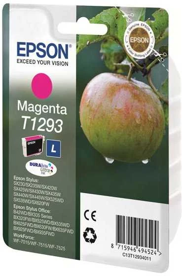 Epson T1293 rašalo kasetė, purpurinė