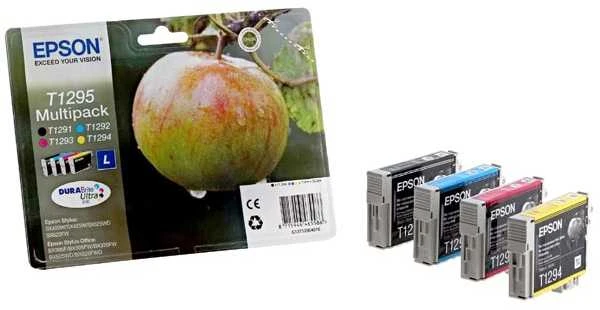 Epson Multipack 4-colours T1295 DURABrite Ultra | Ink Cartridge | Juodas, Cyan, Magenta, Geltona