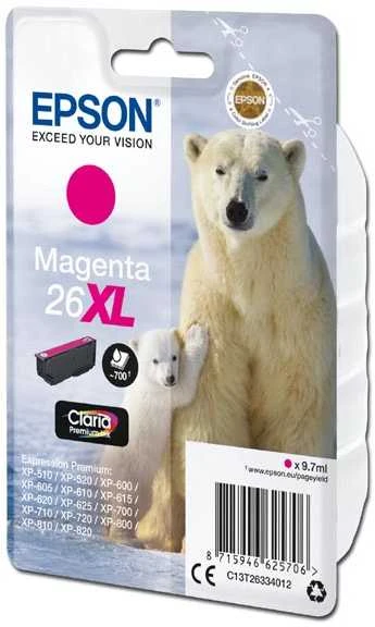 Epson 26XL rašalo kasetė, purpurinė