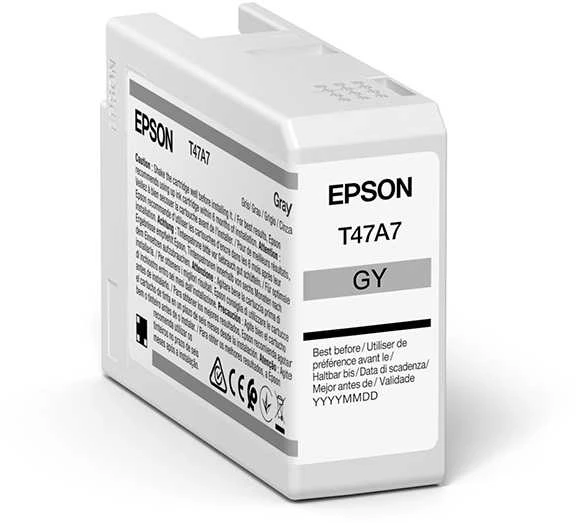 EPSON Singlepack Pilkas T47A7 UltraChrome Pro 10 rašalas, 50 ml