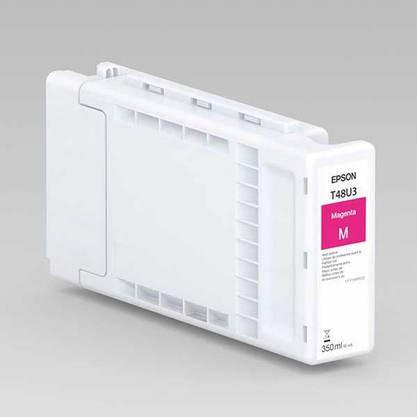 „Epson UltraChrome Pro 6 Magenta T48U30N“ vienkartinė pakuotė (350 ml) | „Epson C13T48U30N“ | „Epson T48U3“ – rausvai raudona – originali – rašalo kasetė | „Epson UltraChrome Pro6“ | rausvai raudona