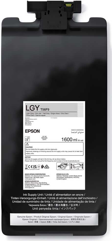 Epson oryginalny ink / tusz C13T56F900, light pilka