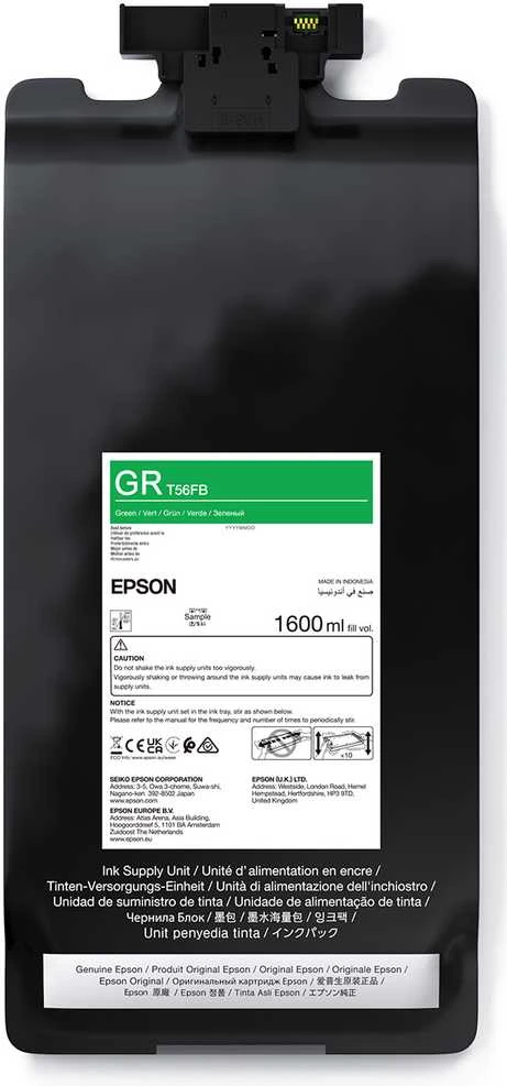 Epson EPSON SureColor-P20500 Žalias* IIPS rašalo kasetė C13T56F 1,6L