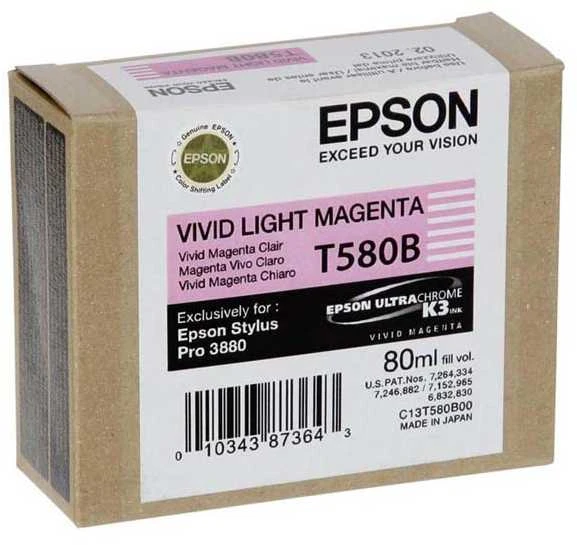 Epson rašalo kasetė Vivid Light Magenta, skirta Stylus PRO 3800, 80ml | Epson