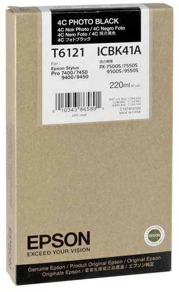 Epson T612100 | Ink cartrige | Photo Juodas