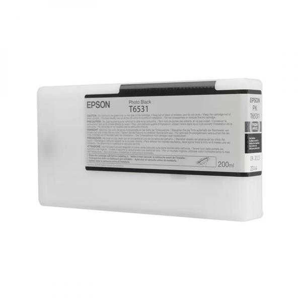 Epson T6531 Photo Juodas Ink Cartridge (200ml) | Epson T6531 | Ink cartrige | Photo Juodas