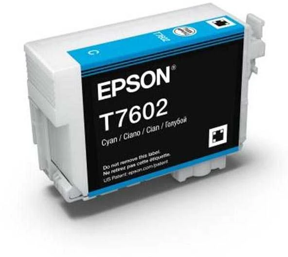 Epson T7602 | Rašalo kasetė | Žydra spalva