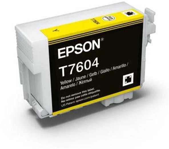 Epson T7604 | Rašalo kasetė | Geltona
