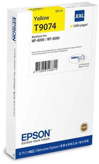 Epson DURABrite Pro | T9074 XXL | Rašalo kasetė | Geltona