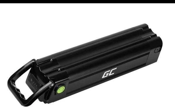 Green Cell Žalias Cell GC akumuliatorius, skirtas Ebike elektriniam dviračiui su įkrovikliu 36V 11.6Ah 417Wh Silverfish, skirtas Zündapp, Telefunken ir kt.