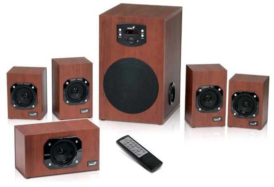 Kompiuterio kolonėlės Genius SW-HF5.1 4600 V2 kompiuterio garsiakalbiai (31730016400)