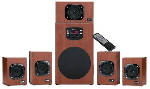 Kompiuterio kolonėlės Genius SW-HF5.1 4600 V2 kompiuterio garsiakalbiai (31730016400)
